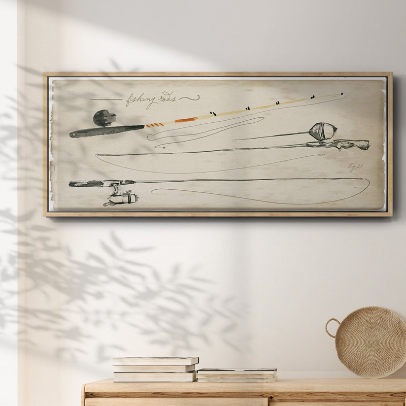 Tackle Box Collection D- Framed Canvas