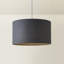 27.5cm H Cotton Drum Pendant Shade ( Screw On )-497528532-472585215