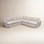 Desma Upholstered Down Filled L-Sectional