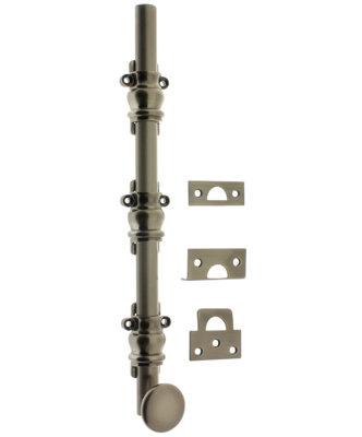 Solid Brass 12" Ornamental Bolt