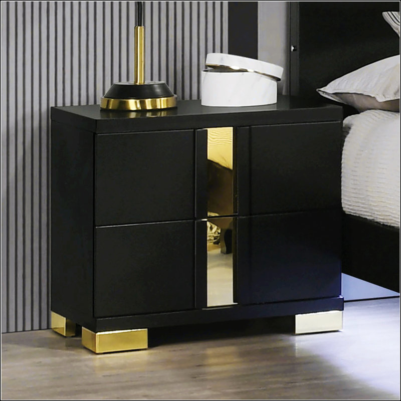 Table de nuit, Noir