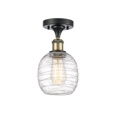Plafonnier semi-encastré 6 lumières Carlucci