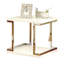 Table de bout blanche 1 pièce