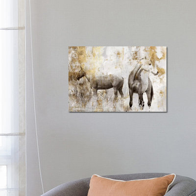 Equestrian Gold II by PI Galerie - Wrapped Canvas Print