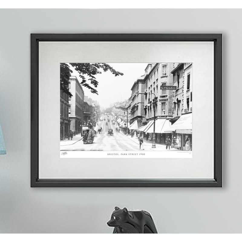Bristol, Park Street 1900 - Single Picture Frame Print, 60cm H X 80cm W x 2cm D