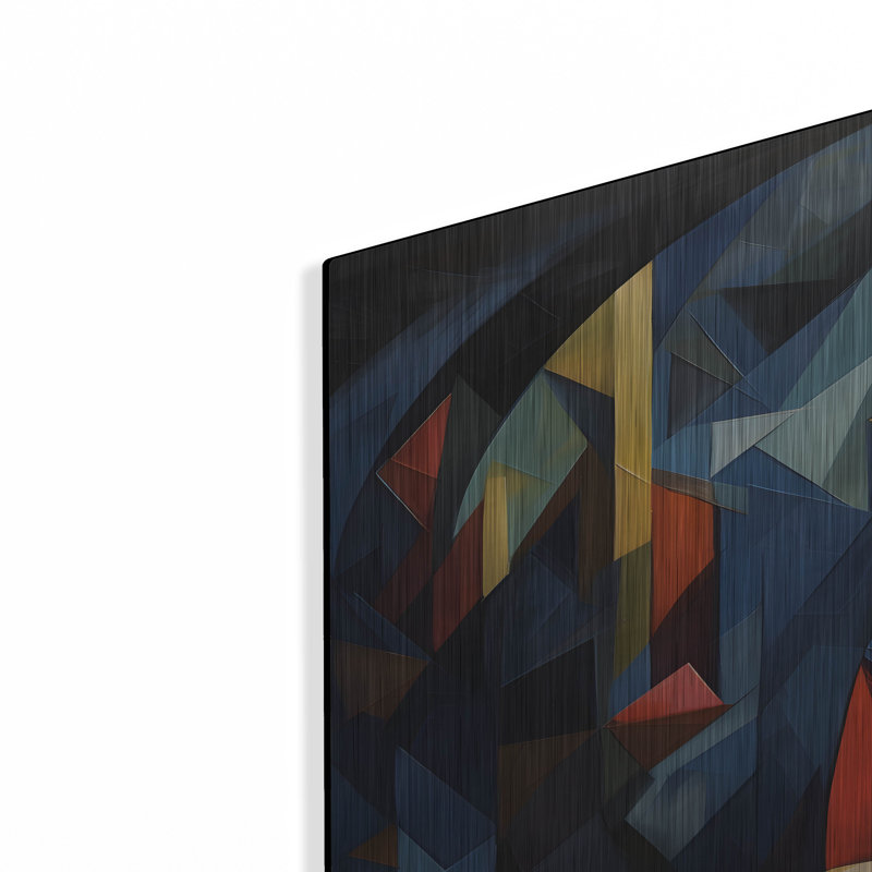 «The Cubistic Fox» par Andreas Magnusson, art mural en métal, H 36 po x l 24 po