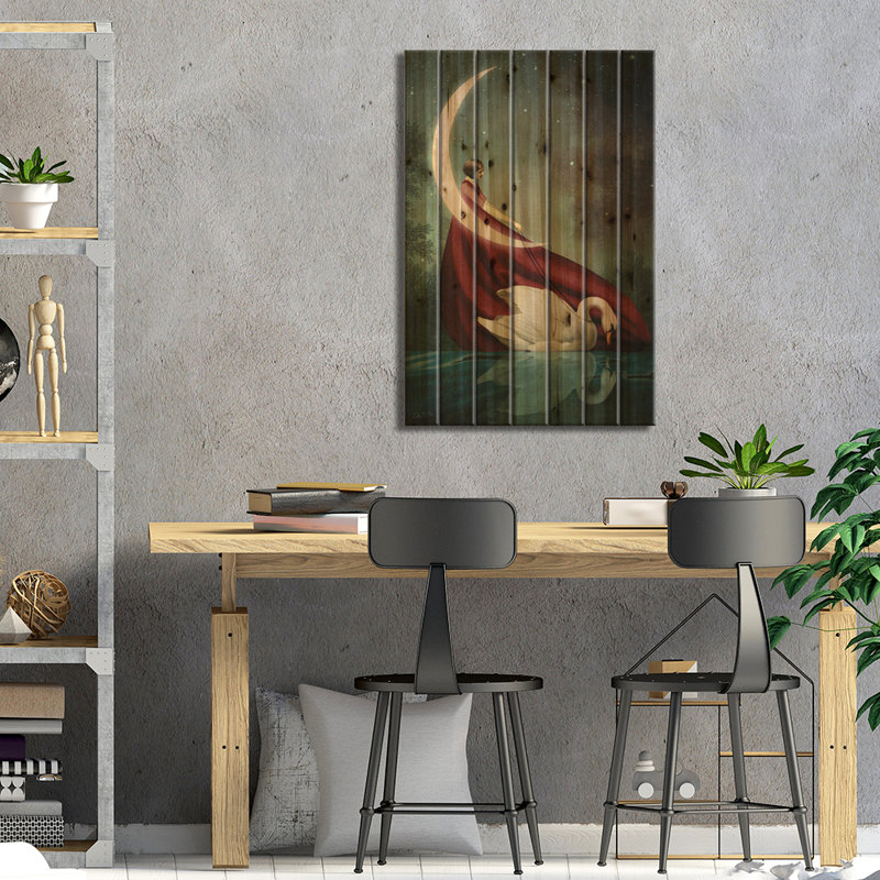 Ombres au clair de lune, L 26 po x H 40 po