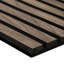 Panneau mural insonorisant acoustique à lattes en bois cannelé 120 po x 9,5 po SereniSlats-124325783