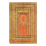 Canvello Peach Antique Turkish Anatolian Rug - 4'1" X 6'4"