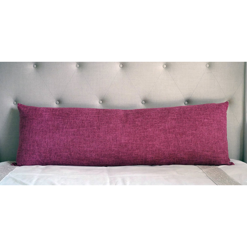 (Cover Only) Pack of 1 Kupang Body Double Sided Pillow Cover, Pink