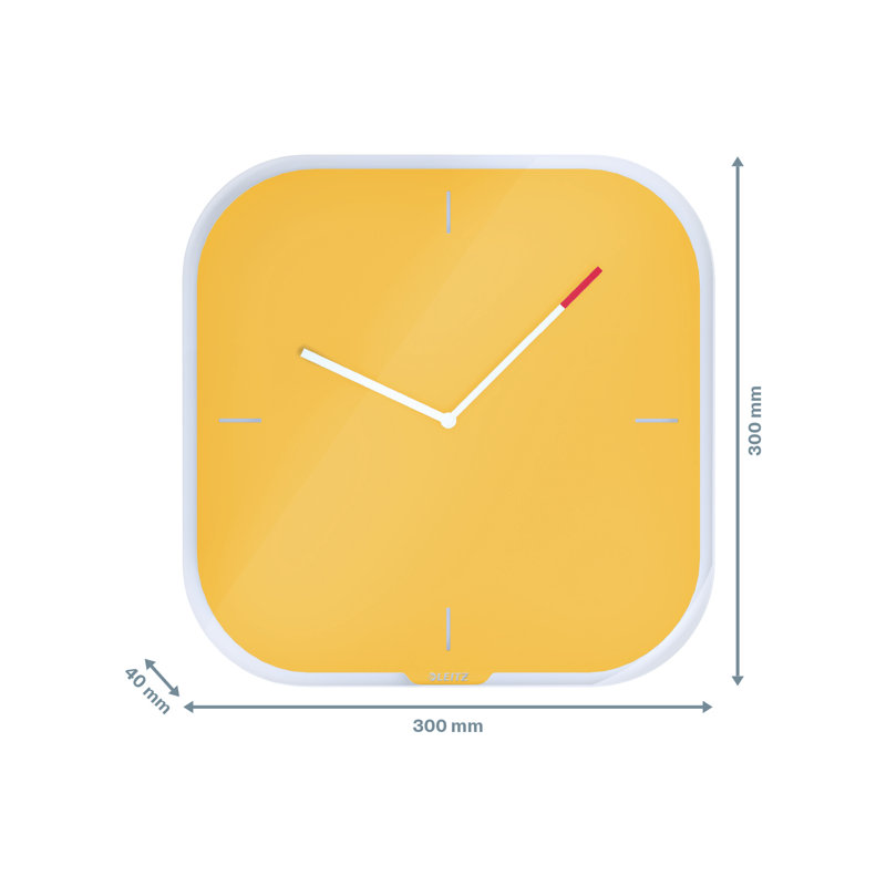 Cosy Glass Wall Clock
