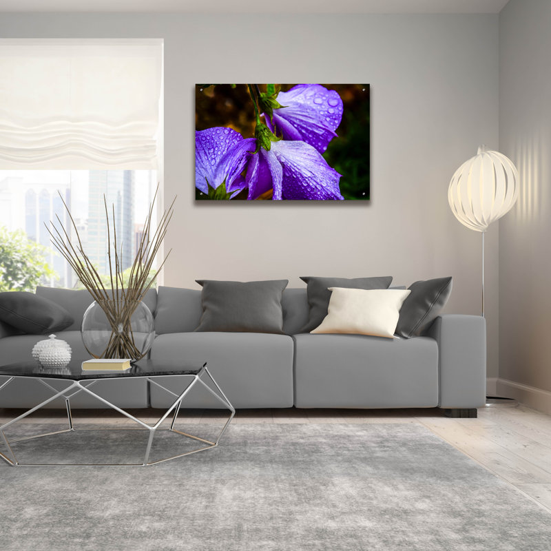 «Purple Rain» par Pamela Plummer, H 24 po x l 36 po x P 0,2 po