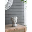 Pot à fleurs en ciment à des fins décoratives - vase gris, 9,24 po de hauteur, 6,35 de profondeur, 5,86 de largeur, vase intérieur et extérieur pour la maison et le jardin, 6,3 x 5,9 x 9,1 pouces, capacité de 900 ml,-1249764463-1249764449