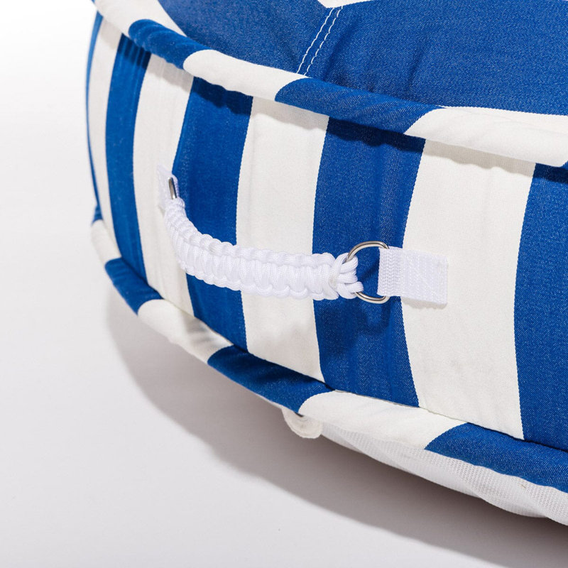 Canvas Pool Ring, Blue/White