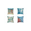  Housse de coussin d'extérieur carré Marina Coral-1266045277
