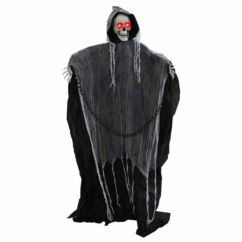  Halloween Grim Reaper Black 60 X 60 X 155 Cm Polyester