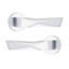  Modern Aura Euro Lock Door Handles in Polished Chrome Finish with 70mm Key and Barrell