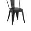 Chaises de salle à manger industrielles en métal ultrabrillant de 18 pouces de hauteur à l'intérieur et à l'extérieur empilables, surface légère facile à nettoyer, assemblage facile, conception moderne et durable, pour bar de cuisine-2109239491