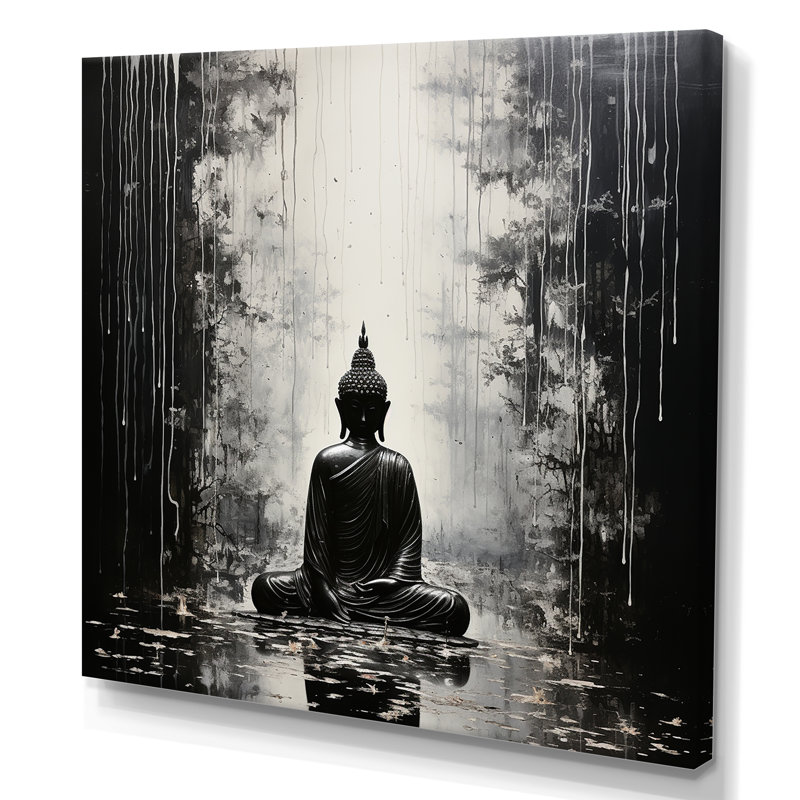 Holy Buddhism Statue - Buddhism Canvas Prints, 36" H x 36" W, Wrapped Canvas