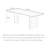 Brown Rectangular Solid Wood Dining Table-110508818