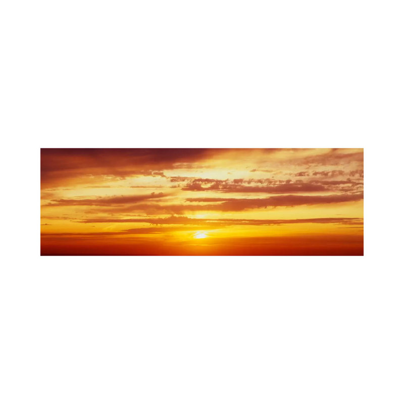 Santorini, Greece by Panoramic Images - Wrapped Canvas Panoramic Print, 121.92 cm H x 40.64 cm W x 1.91 cm D