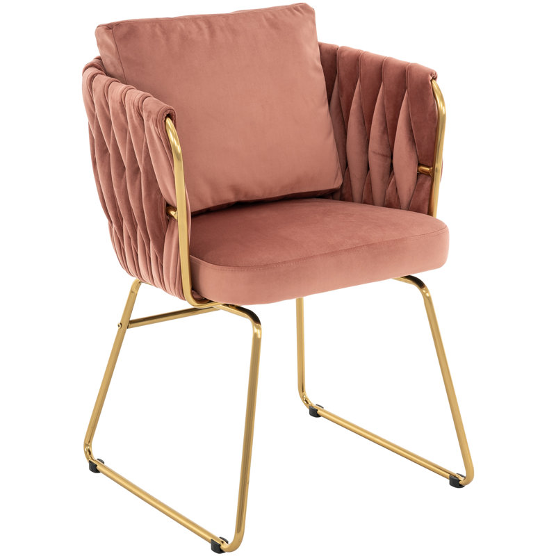 Dining Chair with Metal Frame