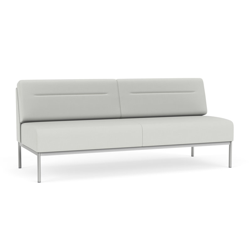 Canapé Darsey, Sans alimentation, Argent argent, Ombre portes ouvertes