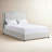 Glenside Upholstered Linen Fabric Bed-88320300-88320299
