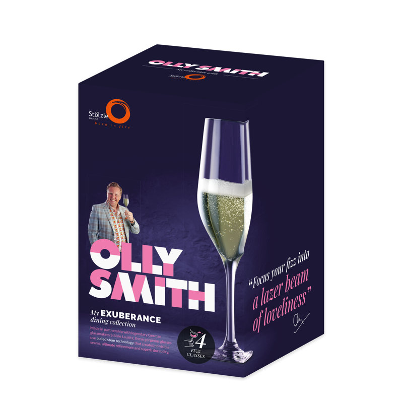 Stölzle Lausitz Ollie Smith Exuberance 285ml Flute Set