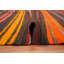 Tapis rayé en laine 7 x 11