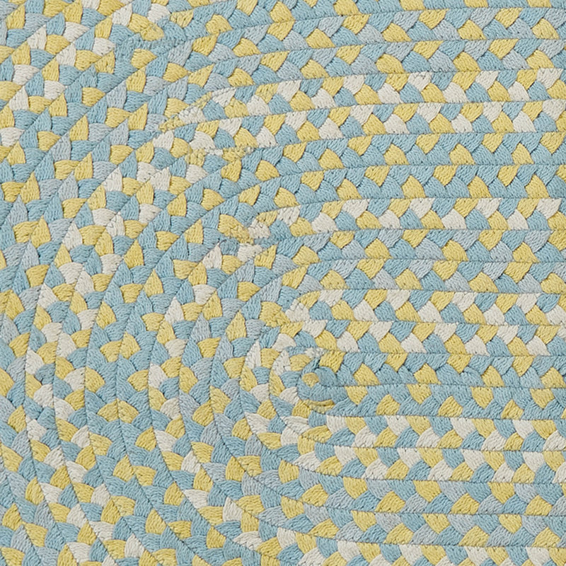 Skrolan Cotton Geometric Indoor Rug, Oval 2'8" x 3'6"