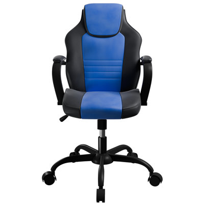Adjustable Faux Leather Swiveling PC & Racing Game Chair by Inbox Zero
