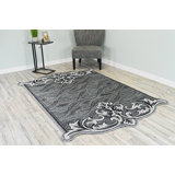 One-of-a-Kind Pawlonka Twist Oriental Gray Area Rug