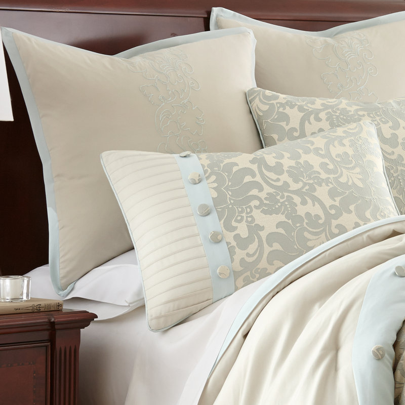 Traditional Polyester Floral Comforter, Queen
