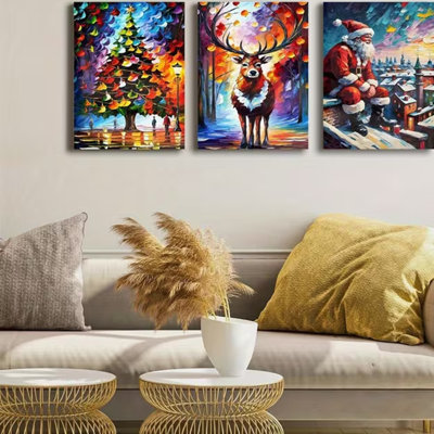 3 Piece Wrapped Canvas Print