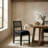 Lobos 21 " H Cotton Upholstered Solid Wood Side Chair