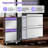 24-Inch Drawer Beverage Refrigerator, 240-Can Capacity, Stainless Steel Built-In or Freestanding Beer Cooler, Hidden Door Handle, 2 Grid Organizers, Swivel Casters