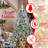 4FT Prelit Flocked Christmas Tree