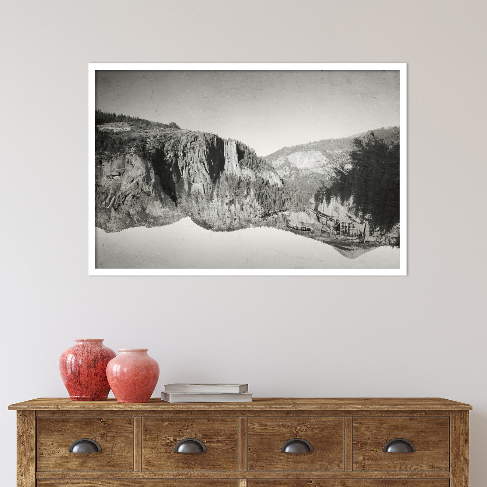 Negative Reality Inversion by F2images, White, 24" H x 36" W