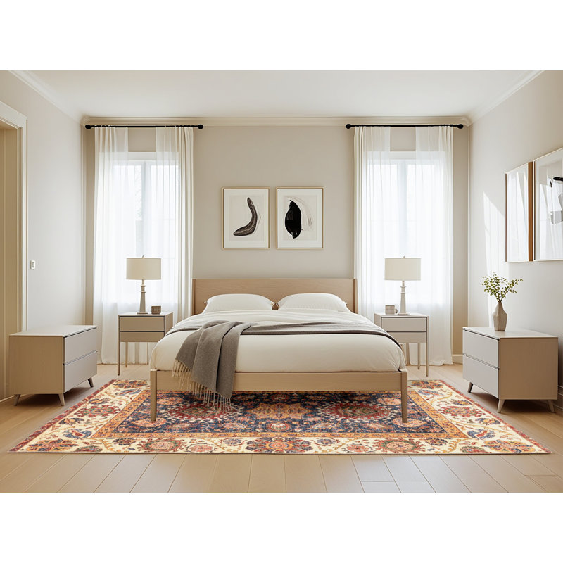 Abstract Indoor Rug, Rectangle 5' x 8'