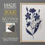 «Indigo Botanical Study I», reproduction encadrée de qualité supérieure - prête à être accrochée - aucun clou requis - aucun clou requis-1059188113-1059188106