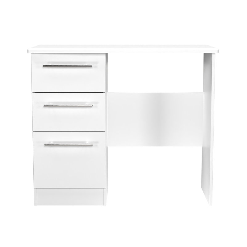 Fully Assembled Levine Dressing Table, Porcelain Matt