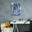 «Blue Stylized Leaf II» par Regina Moore-2102907828