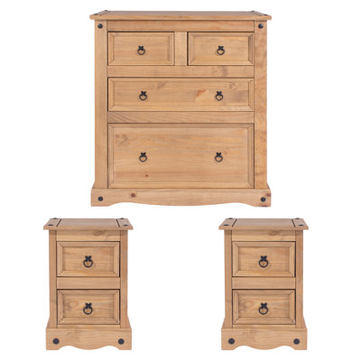 Solid Wood Piece Bedroom Set