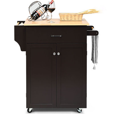 Bouzov 82 cm W Kitchen Island with