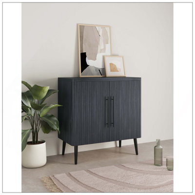 Buffet décoratif gris anthracite