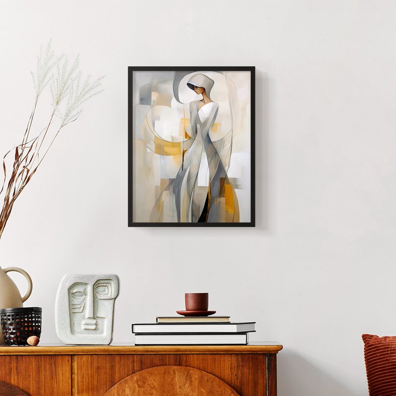 WOMEN Series Cxxxi - reproduction encadrée de qualité supérieure - prête à être accrochée - aucun clou requis