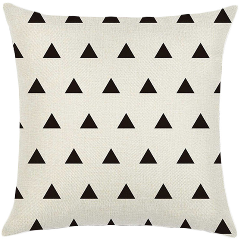 (With Or Without Inserts) Set of 2 Geometric Throw Pillows, Pillow Cover Only - No Insert