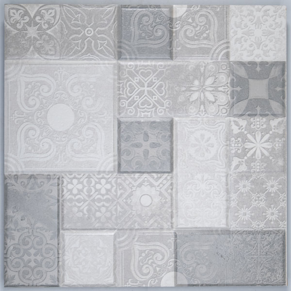 Lazio 12''x 12'' Ceramic Patterned Wall Tile