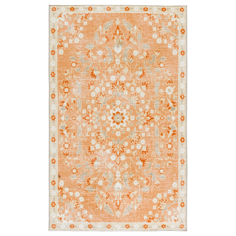 Tapis floral performance lavable en machine MSRW 184, Rectangulaire 3 pi x 5 pi